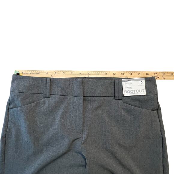 New York & company gray bootcut work pants slacks size 10 - Picture 7 of 10